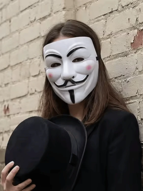 Maska Na Halloween Anonymous