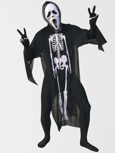 Strój Kościotrupa Przebranie Na Halloween Duch