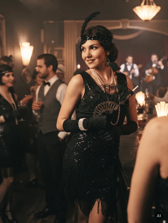 Zestaw Retro Akcesoriów Lata 20 Strój Gatsby