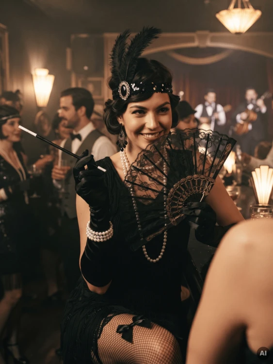 Zestaw Retro Akcesoriów Lata 20 Strój Gatsby